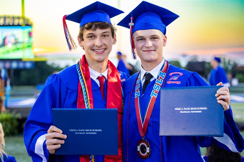 Students celebrate graduating
